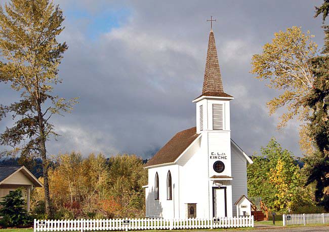 Elbe Kirche (Historic Elbe Church) - Elbe, Washington