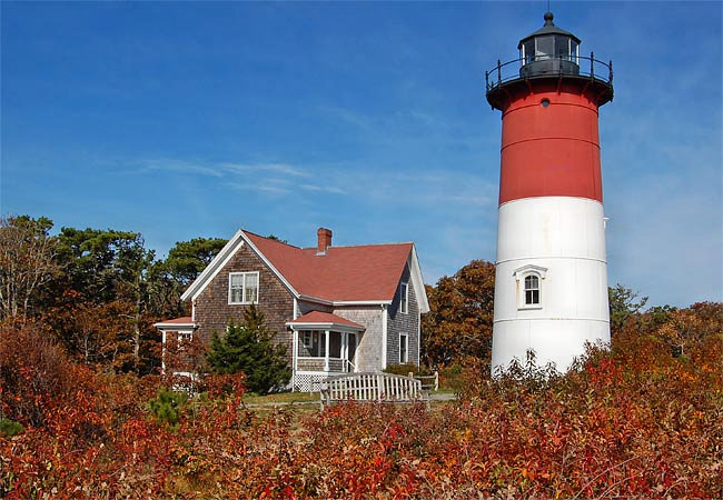 Nauset Lighthouse - Cape Cod National Seashore, Eastham, Massachusetts