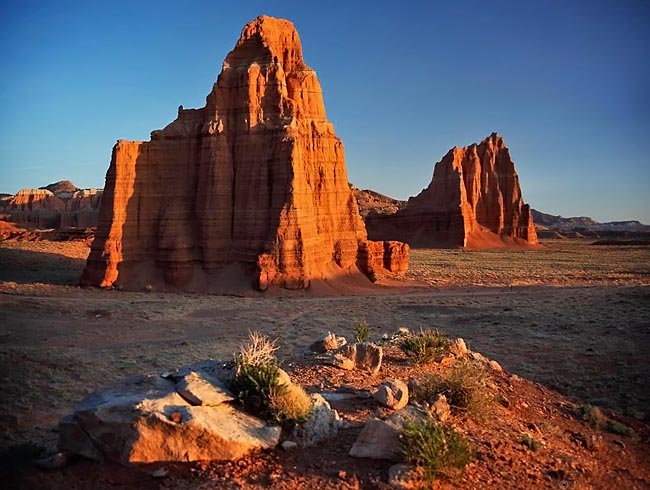 Temple of the Moon and Sun - Cathedral Valley, Torrey, Utah