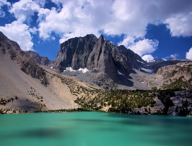 Temple Crag and Second Lake - Big Pine, California