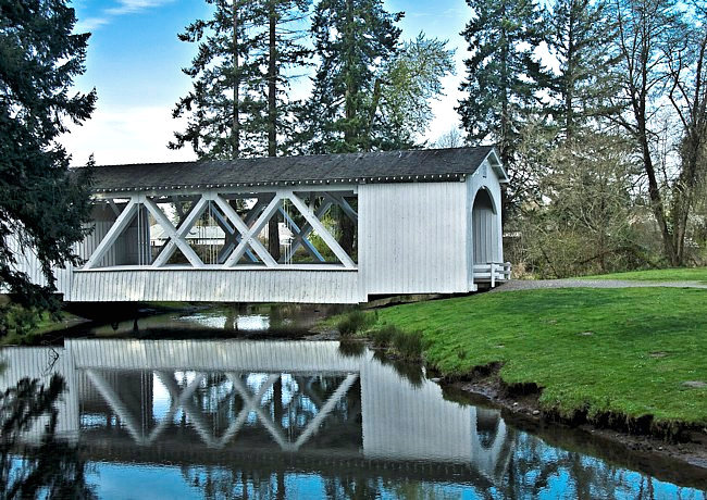 Jordan Covered Bridge - Stayton, Oregon