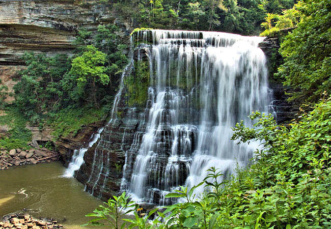 Big Falls (lower falls) - Burgess Falls State Park, Sparta, Tennessee