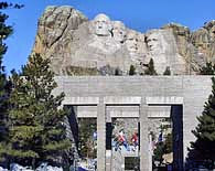 The Avenue of Flags - Mount Rushmore National Memorial