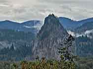 Beacon Rock has gone by many names since the journey of Lewis and Clark. 
Names include Beaten Rock, Pillar Rock, and Inoshoack Castle.