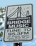 Bertolozzi Bridge Music Sign