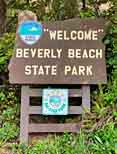 Beverly Beach Welcome Sign - Newport, Oregon
