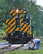 Black River and Western Railroad EMD 1200 HP diesel - Flemington, NJ