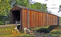 Burfordville Covered Bridge - Bollinger Mill State Historic Site, Missouri