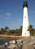 Cape Florida Lighthouse on Key Biscayne - Florida