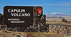 Capulin Volcano Park Entrance