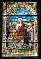Largest Stained Glass Window - Christ Church Frederica - St. Simons Island, Georgia