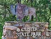 Entrance Sign, Custer State Park - Custer, South Dakota