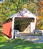 Cutler-Donahue Covered Bridge - located in the Winterset City Park