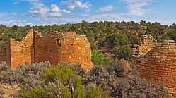 Puebloan Ruins, Cutthroat Unit - Hovenweep, Colorado