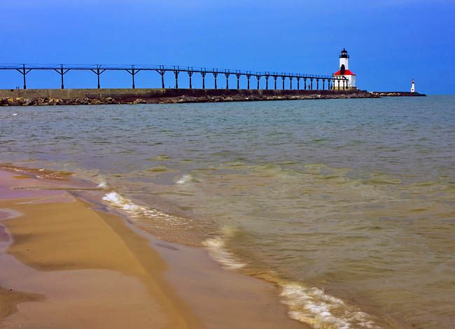 Michigan City East Pierhead Lighthouse - Indiana