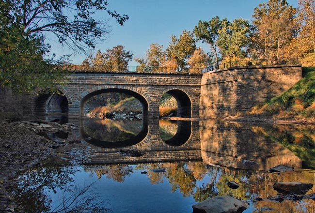 Catoctin Aqueduct - Chesapeake and Ohio Canal Scenic Byway, Lander, Maryland