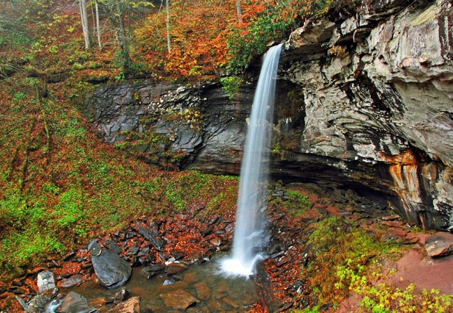 Lower Falls - Falls of Hills Creek Scenic Area, West Virginia
