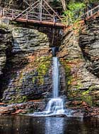 Deer Leap Falls - Childs Park, Delaware Water Gap National Recreation Area, Dingmans Ferry, Pennsylvania