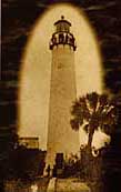Historic photo of the Egmont Key Lighthouse - Pinellas County, Florida