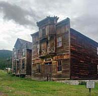 Fraternity Hall and Gillian Hall - Elkhorn State Park, MT