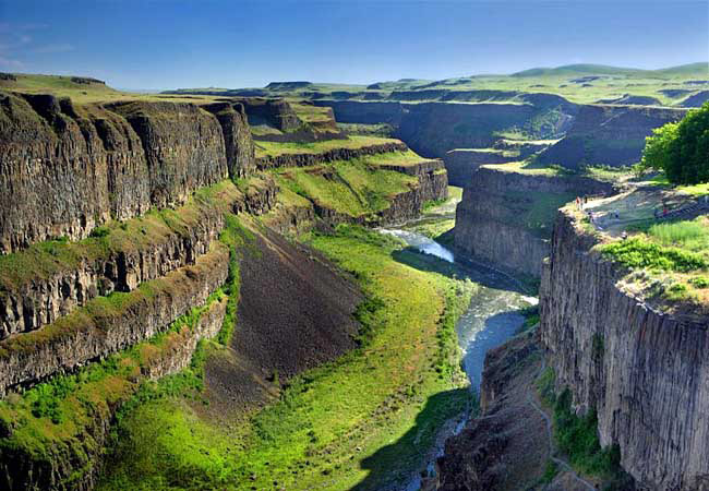 Palouse River Canyon - Palouse Falls State Park, LaCrosse, Washington