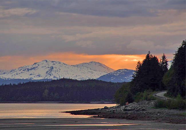 Peaceful Evening - Gastineau Channel, Juneau, Alaska