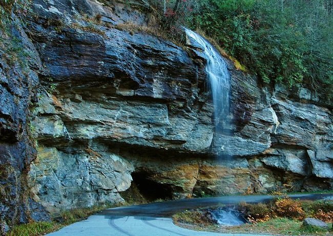 Bridal Veil Falls -  Highlands, North Carolina