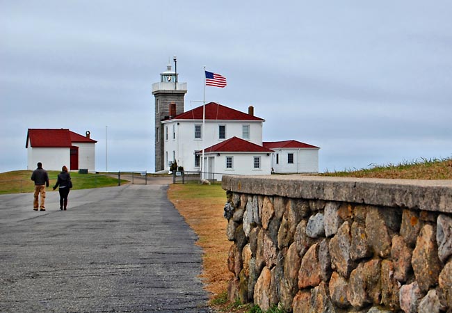 Watch Hill Lighthouse and Station - Westerly, Rhode Island