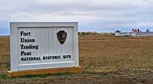 Entrance - Fort Union Trading Post NHS, North Dakota