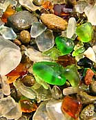 Glass and Pebbles - Fort Bragg, California