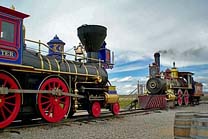 Golden Spike Locomotives - Promontory Point, Utah