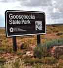 Goosenecks State Park Entrance Sign - Bluff, Utah