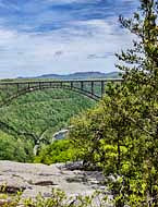 New River Gorge Bridge at Long Point - New River Gorge, West Virginia