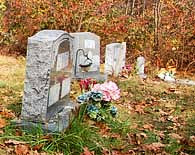 Headstones - Cave Family Cemetery, Shenandoah National Park, Virginia
