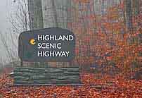 Highlands Scenic Byway Sign - Monongahela National Forest, WV