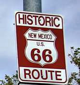 Historic Route 66 Sign - New Mexico