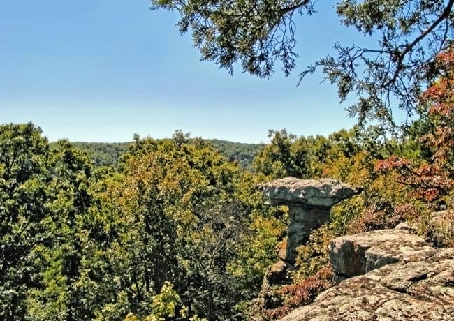 Pedestal Rocks Scenic Area - Pelsor, Arkansas