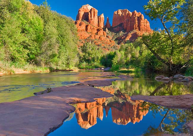 Cathedral Rock from Red Rock Crossing - Sedona, Arizona