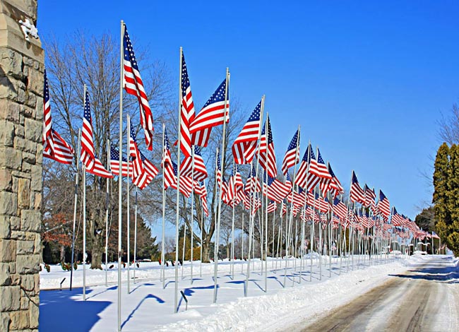 Avenue of Flags - Hermitage, Pennsylvania