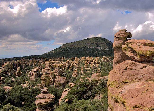 Rhyolite and Lichens - Chiricahua National Monument, Willcox, Arizona