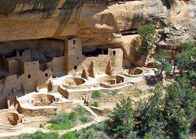 Cliff Palace Dwellings - Mesa Verde National Park, Cortez, Colorado