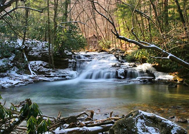 Mill Creek Falls - Kumbrabow State Forest, Huttonsville, West Virginia