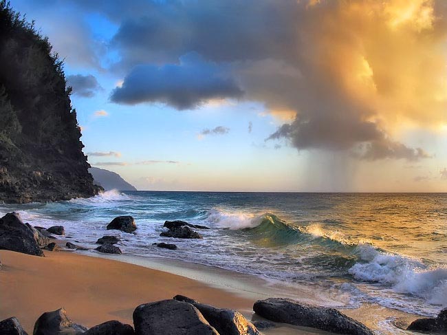 Ke'e Beach - Kauai County, Hawaii