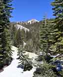 Late May snow drifts - Lassen Volcanic National Park, Mineral, CA