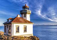 Lime Kiln Lighthouse - San Juan Islands Scenic Byway, Washington