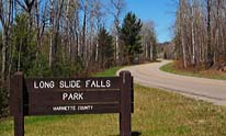 Long Slide Falls County Park Entrance