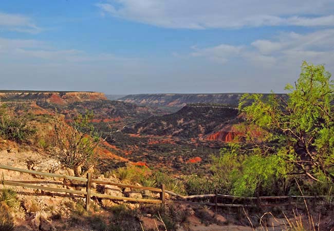 Palo Duro Canyon from the VC Overlook - Palo Duro Canyon State Park, Canyon, Texas
