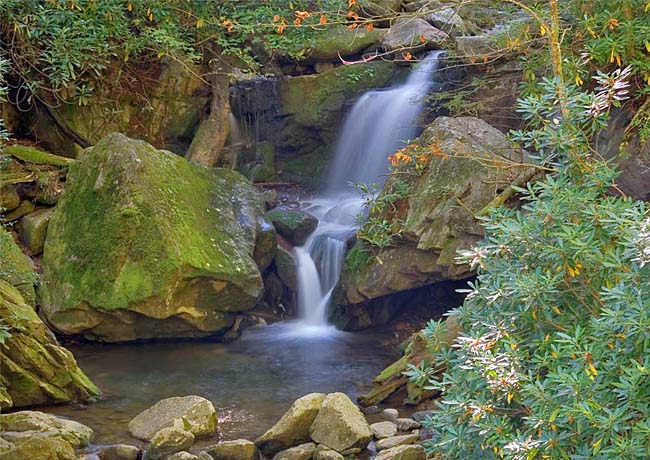 Lower Grotto Falls - Roaring Fork Trail, Gatlinburg, Tennessee