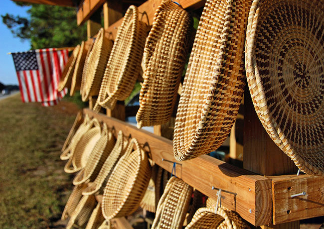 Ocean Highway (US Route 17) Sweetgrass Baskets - South Carolina