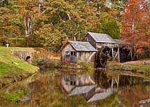 Mabry Mill in Autumn - Blue Ridge Parkway, Virginia